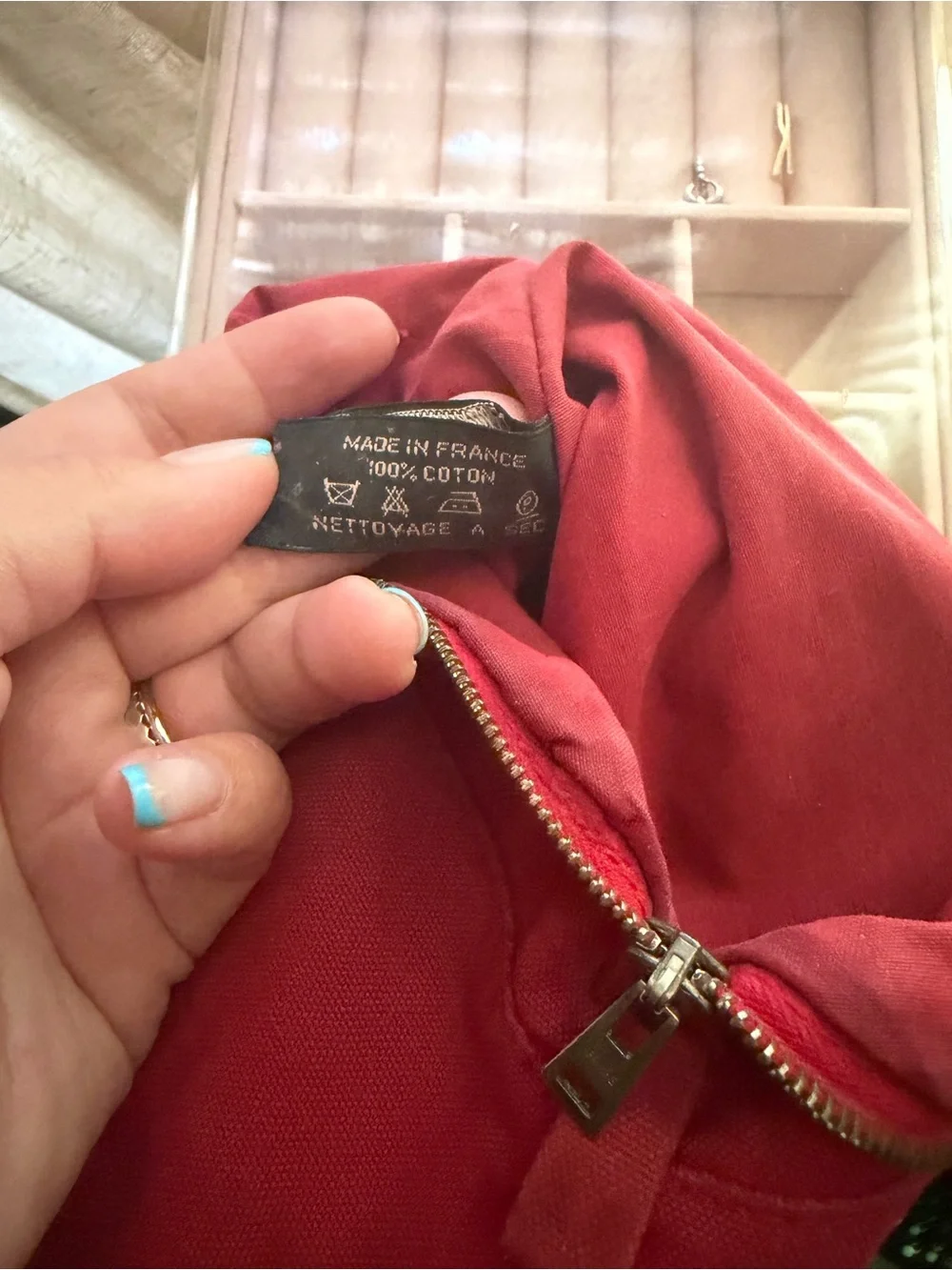100% authentic Hermès Toile  Bolide Travel Case Small Makeup Pouch